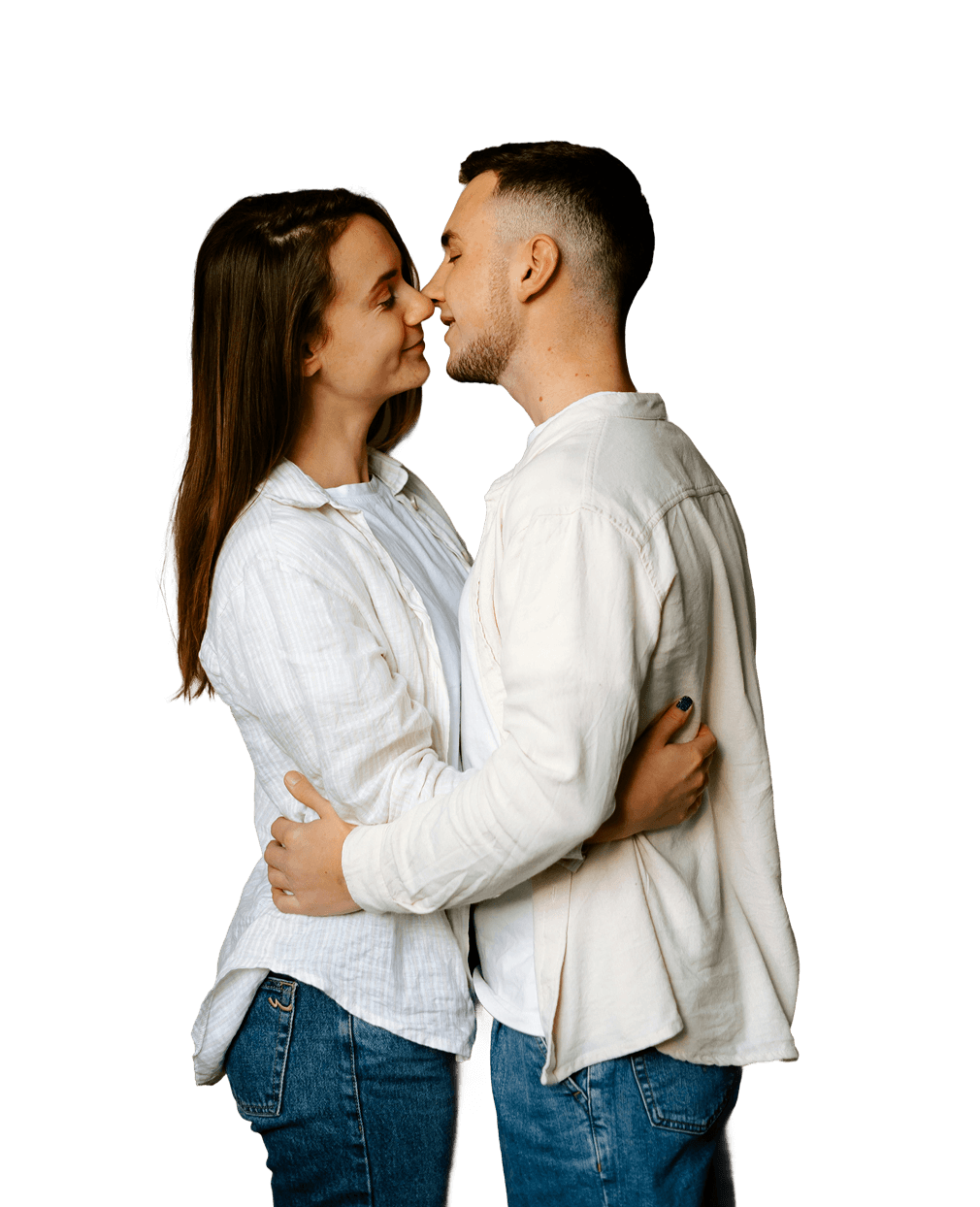 Happy Couple using treatment